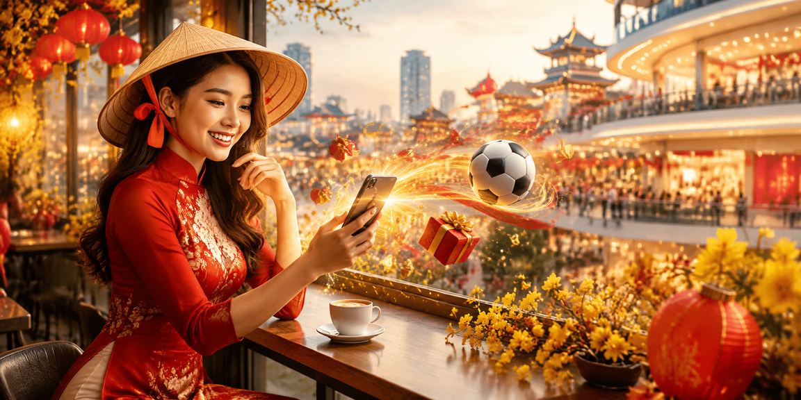 Người hâm mộ bóng đá tại Hà Nội đội nón lá theo dõi kết quả cá cược trực tuyến